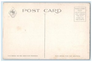 c1910 Post Office Exterior Building Lewiston Maine ME Vintage Antique Postcard