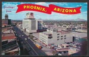 Arizona, Phoenix - Greetings From - North Central Avenue - [AZ-300]