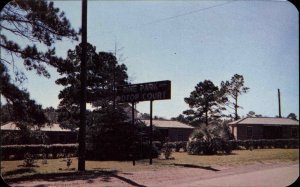 Monticello Florida FL Motel 1950s-60s Postcard