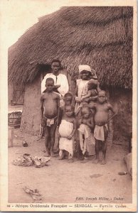 Senegal Famille Cerere West Africa Natives Vintage Postcard 05.30