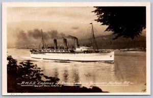 K38/ Ship RPPC Postcard c1910 R.M.S.S. Empress of Russia Ocean Liner 136