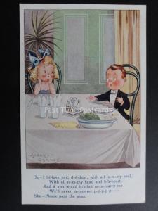 Albert Carnell: Children Dining He - I L-L-Love you.... Pub by Valentine's