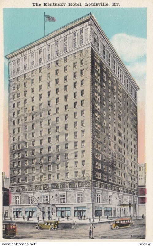 LOUISVILLE , Kentucky , 1910-30s ; The Kentucky Hotel