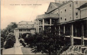 Villa Maria Notch Cliff Maryland MD postcard