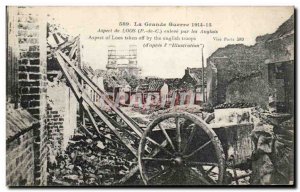Old Postcard The Great War Appearance of Loos removed by the British Army