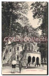 Postcard Old Ax les Thermes Church