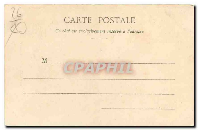 CARTE Postale Old Valence pendant