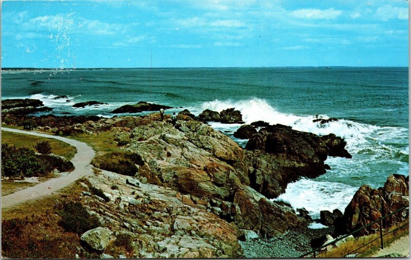 Portion Marginal Way Oqunquit Maine ME Postcard UNP VTG Koppel Unused Vintage 