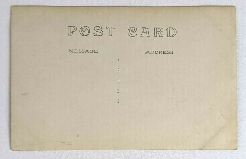 1910s Klinger Iowa General Store Rural Farm RPPC Postcard Buckboard Wagons 