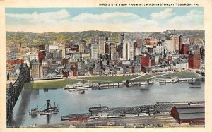 Bird's Eye View from Mt. Washington Pittsburgh, Pennsylvania PA s 