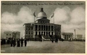 CA - San Francisco. 1915 Panama-Pacific Int'l Expo. Massachusetts State Bldg