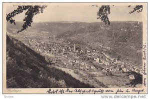 Aerial View of Geislingen, Baden-Wurttemberg, Germany, PU-1933