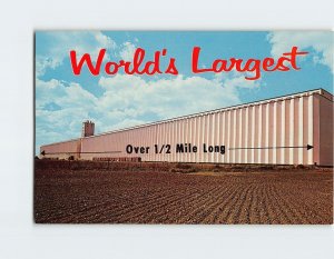 Postcard World's Largest, Grain Elevators, Greetings From Kansas
