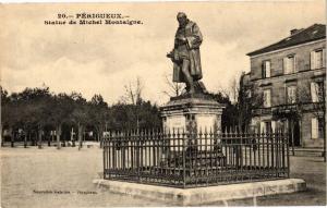 CPA PÉRIGUEUX-Statue de MICHEL Montaigne (232912)