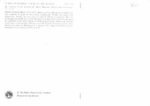 John Constable - Dog Watching Rat