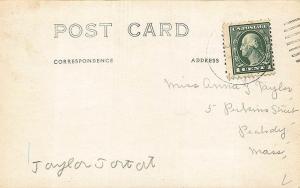 Wiscasset ME Post Office RPPC Postcard