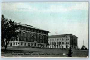 Cedar Falls Iowa IA Postcard Science Laboratory Gym Normal School c1912 Vintage