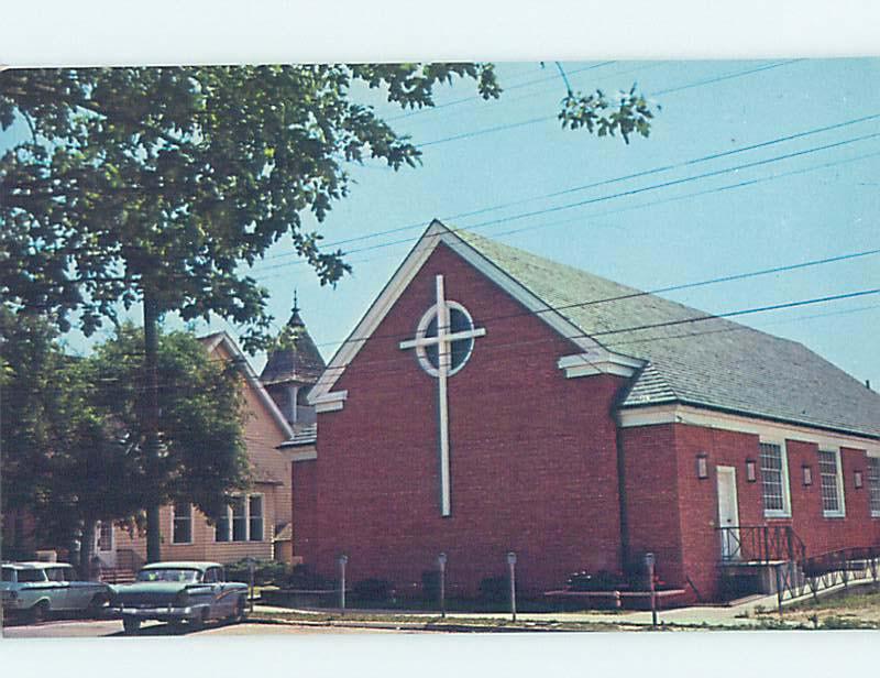 Pre-1980 CHURCH SCENE Rehoboth Beach Delaware DE AD0617