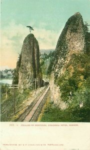 Pillar of Hercules Columbia River Gorge Oregon UDB Postcard Unused