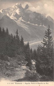 Lot297 chamonix aiguille verlte et aiguille du dru france