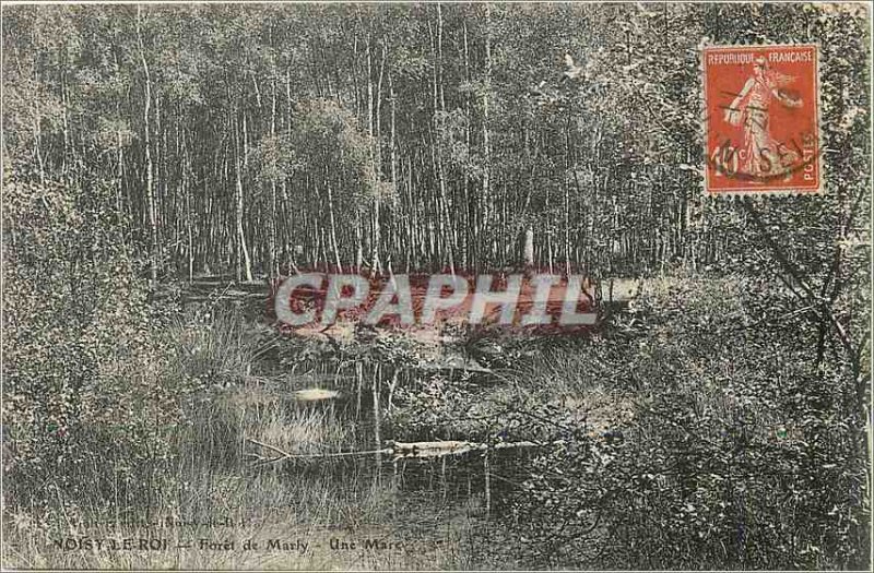 Old Postcard Noisy Le Roi Marly Foret A Mark