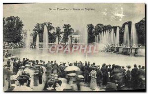 Old Postcard From Neptune Basin Versailles