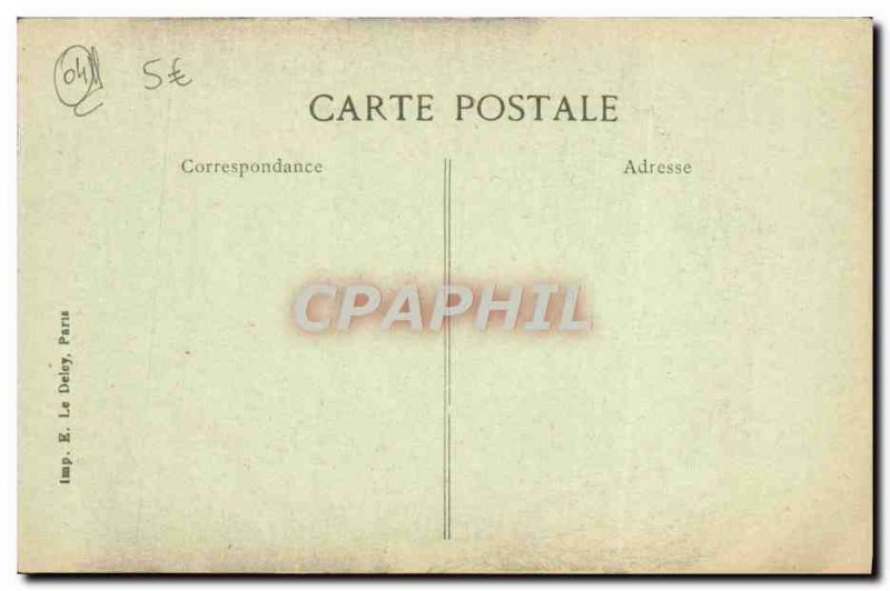 Old Postcard Digne Cathedral Historic Monument