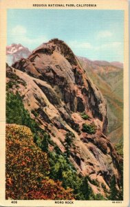 Moro Rock Sequoia National Park California Postcard