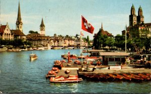 Switzerland Zurich Waterfront View