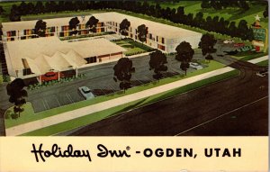 Ogden Utah Holiday Inn Vintage Postcard