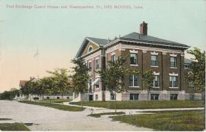 Post Exchange Guard House and Headquarters Des Moines, Iowa - DB