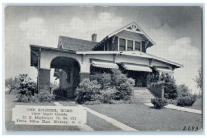 c1950's Scherel Home Overnight Guest Tourists Hickory North Carolina NC Postcard