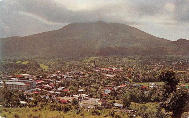 Morne Rouge Martinique Birds Eye View Vintage Postcard J67117