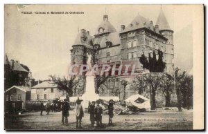 Vizille - Chateau and Centennial Monument Old Postcard