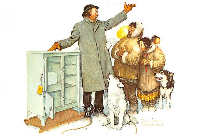 Expert Salesmas - Norman Rockwell