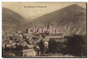 Old Postcard General view of Embrun