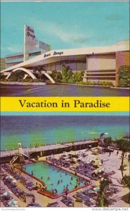 Florida Miami Beach The Beau Rivage Resort Hotel 1970