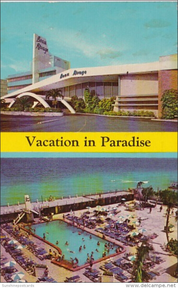 MIAMI BEACH, FL Fairfax Hotel and Apartments Postcard