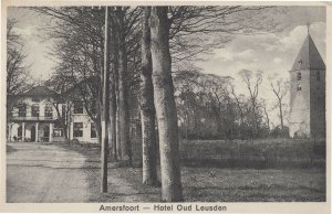 Amersfoort Hotel Oud Leusden Dutch Antique Postcard