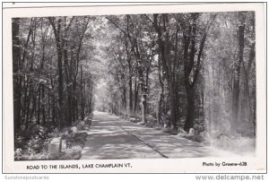 Vermont Lake Champlain Road To The Islands 1958 Real Photo