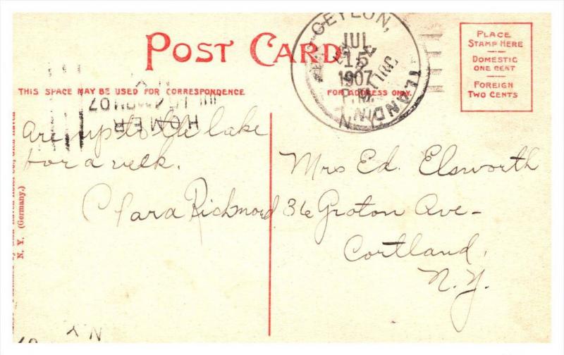 13693  NY Glen Haven  view from Cottages