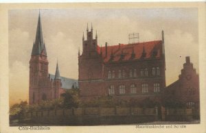 Germany Postcard - Coln - Buchheim - Mauritiuskirche Und Schule    ZZ2253