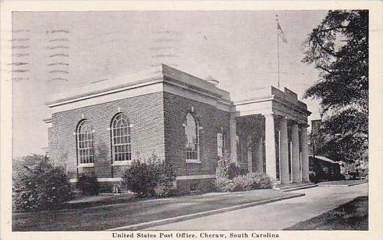 South Carolina Cheraw United States Post Office