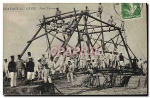 Old Postcard Army genie of Tarron Bridge Works