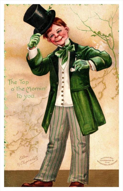 St.Patrick's Day  Clapsaddle Gentleman