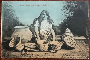 Pima Indian & Baskets McCabe Ariz PM 4/18/1907 L37