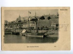 147423 FRANCE GRANVILLE Admiral-Pieville quay Vintage postcard