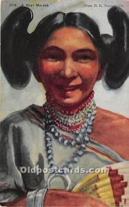 A Hopi Maiden Indian Unused 