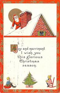 Santa Claus  postal marking on front