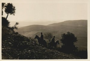 Palestine Israel Mountains of Galilee Mount Tabor Vintage RPPC BS15